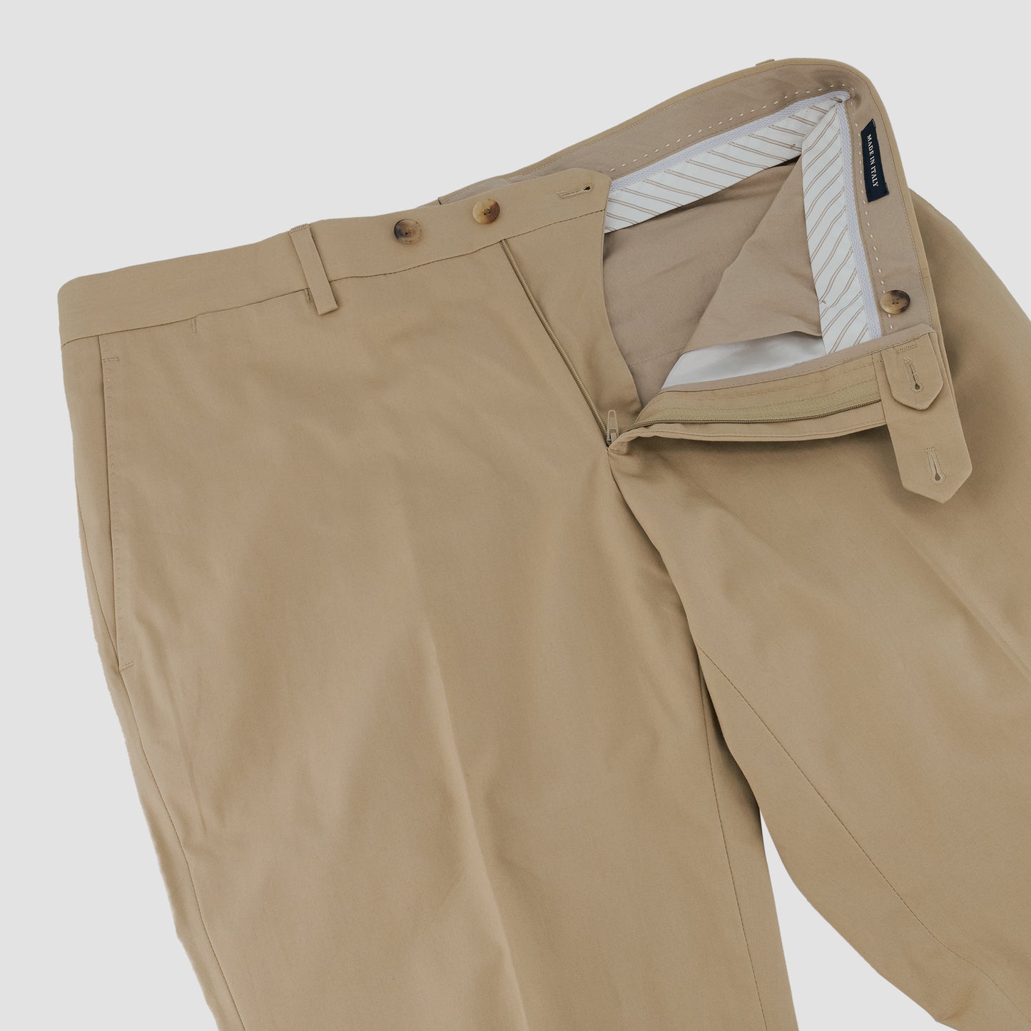 Lardini Khaki Cotton Single Breasted