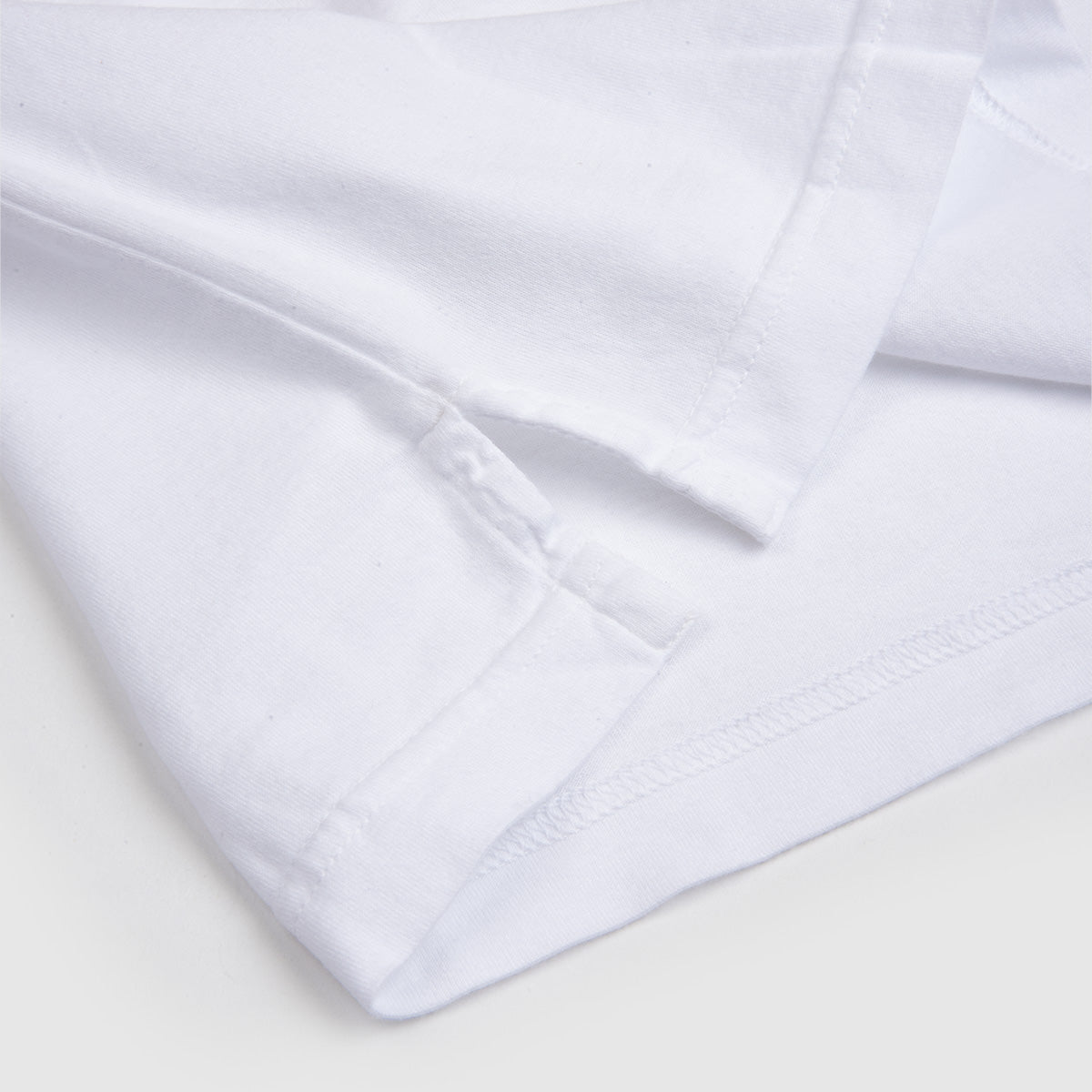 Zero Polo in Organic Giza Jersey Cotton - White