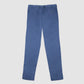 Satin Cotton Silk Comfort Chino pants - Blu Chiaro