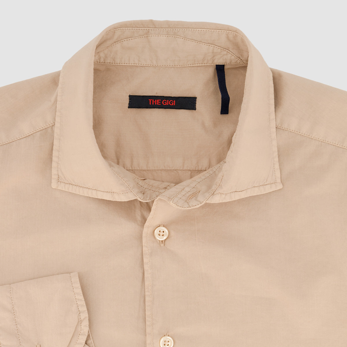 PIPPO Cotton Sport shirt - Light Beige