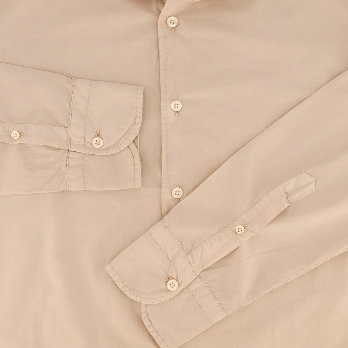 PIPPO Cotton Sport shirt - Light Beige