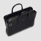 Slim Lightweight Briefcase in Panama - Black