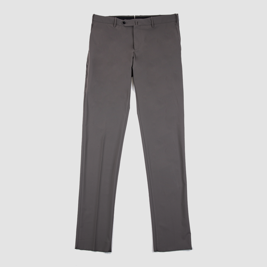 Kinetic Tech Flat Front Active Trouser -Matte Taupe