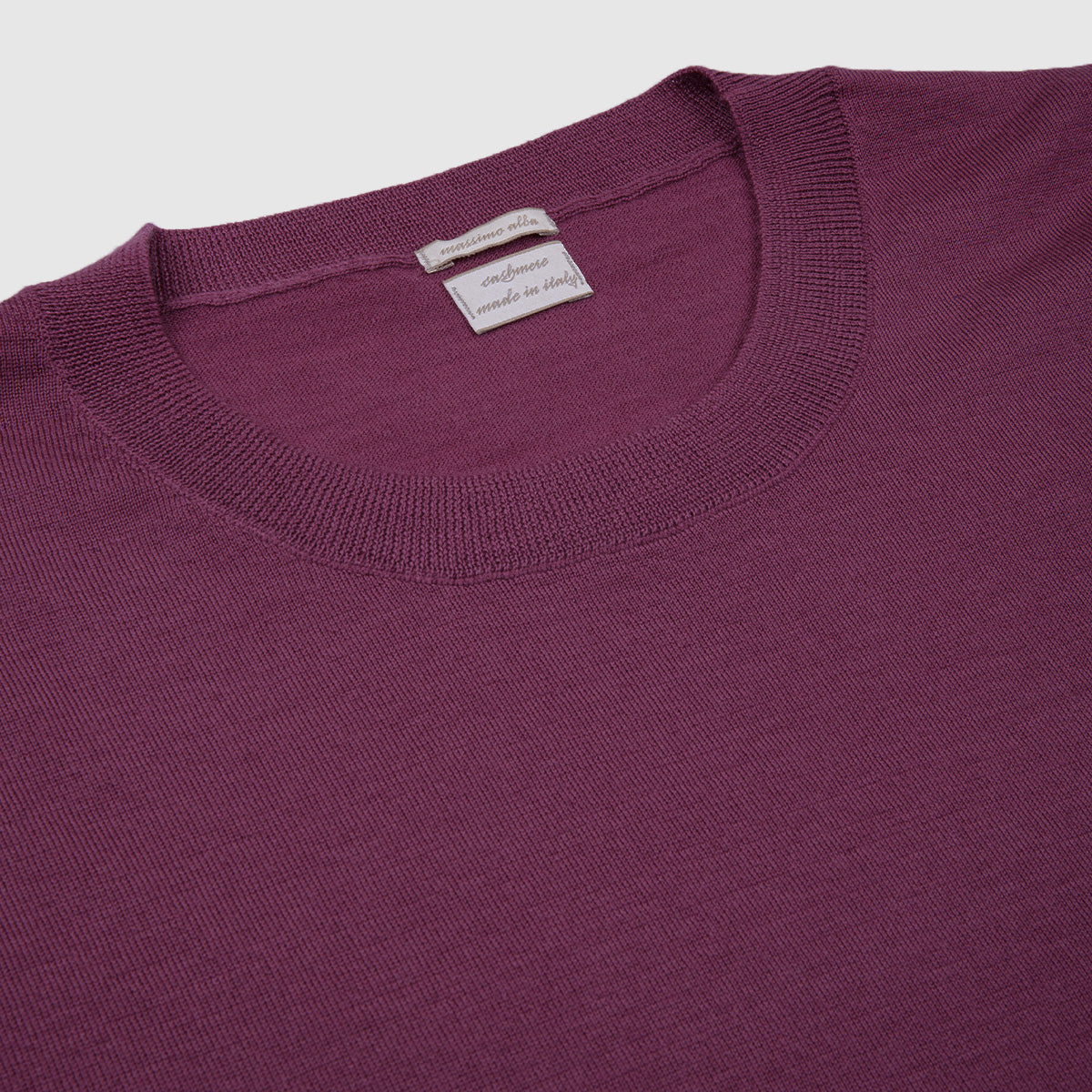 Summer Cashmere Crewneck Sweater - Dahlia