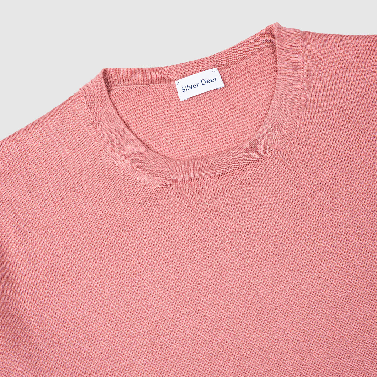 Knit T-Shirt Fine Guage - Pink