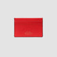 Smythson Panama Card Holder Scarlet Red