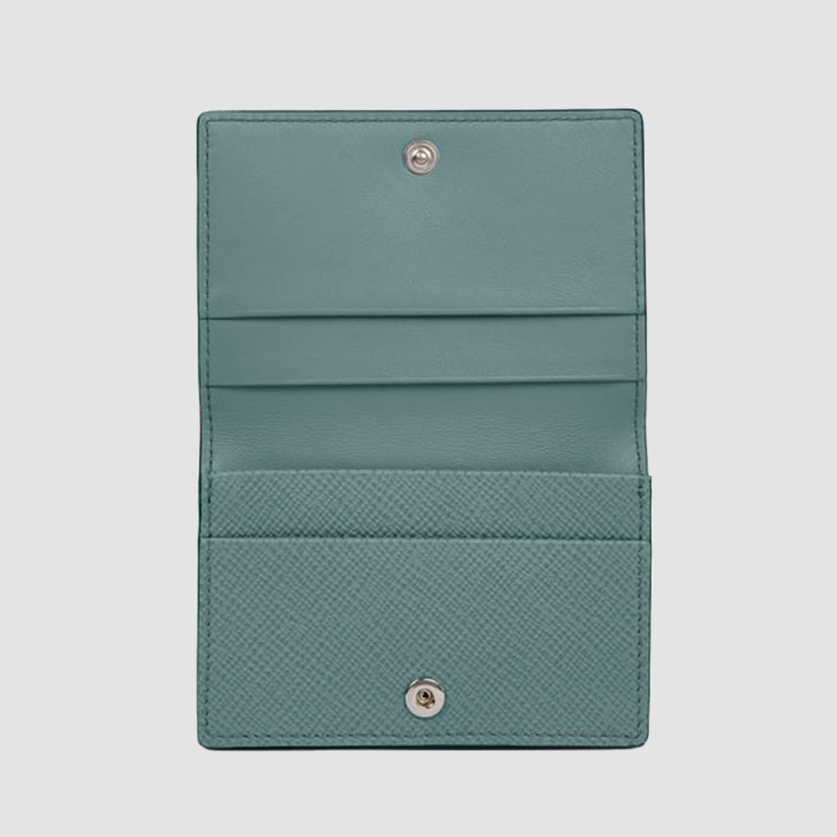 Folded Card Case with Snap Closure in Panama - Dark Teal
