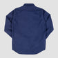 Iron Heart 10oz Woollen Serge Work Shirt Navy Blue