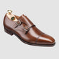 Lowndes Dark Brown Burnished Calf, Leather sole