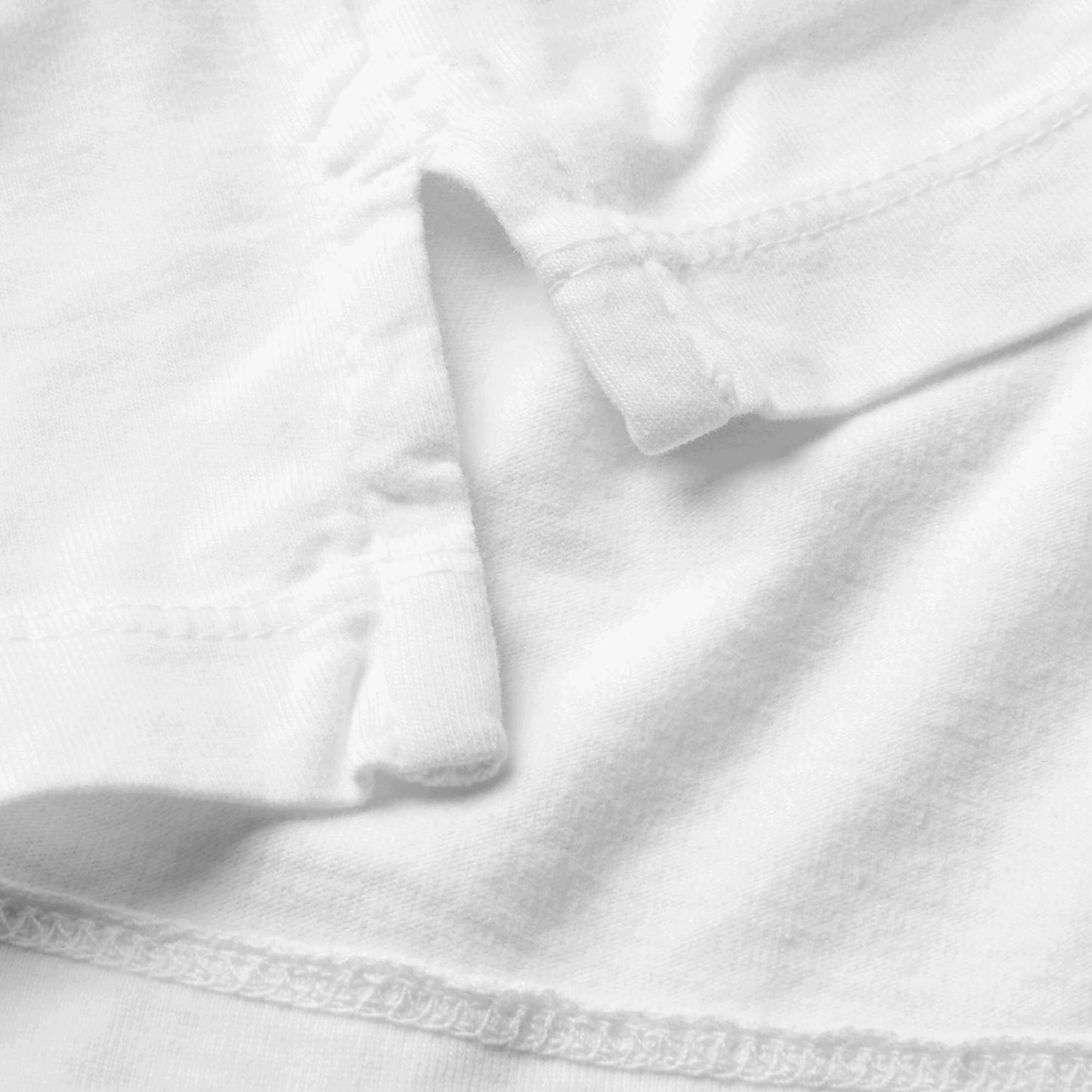 Sueded Jersey Polo - White