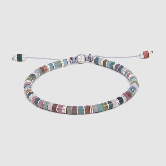 Tucson Bracelet in India Agate Gemstone and Silver